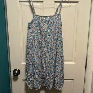 Old Navy Floral Mini Swing Dress